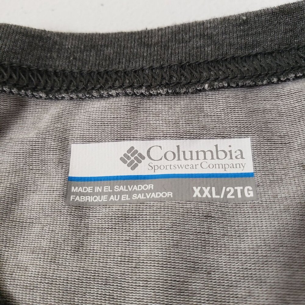 Columbia Mens Raglan Long Sleeve Shirt Size XXL - Picture 4 of 8